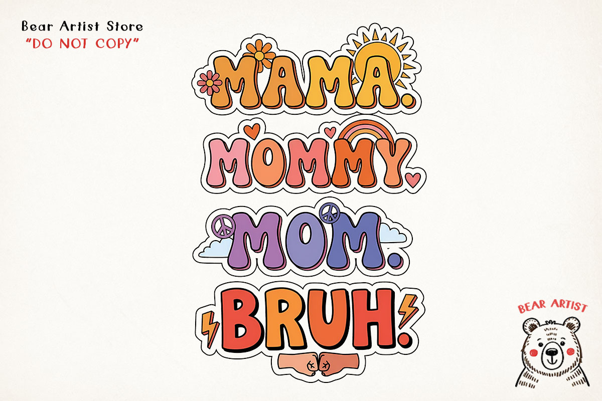 Mother’s Day Sublimation PNG Bundle, an Illustration by GlitterCraft (Photo 10 of 41)