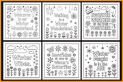 Winter Quotes Coloring Book, an Object Graphic by protabsorkar11 (Thumbnail 3 of 4)