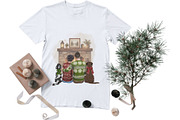 Christmas Couple with Dogs Clipart, a Person Illustration by ColorfulPT (Thumbnail 3 of 11)