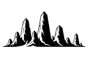 50 Mountain Landscape Silhouette Bun, an Illustration by Designer_Momina (Thumbnail 24 of 51)
