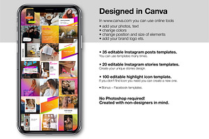 Colorful CANVA Instagram Template