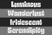 Grazion - Bold Retro Display Font, a Sans Serif Font by Typetemp Studio (Thumbnail 9 of 15)