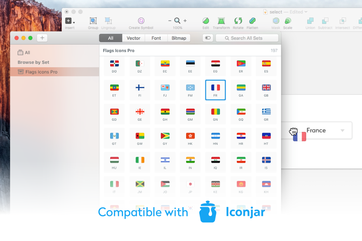 Flags Icons Pro - Sketch File, an Icon by Luc Chaissac (Photo 3 of 4)