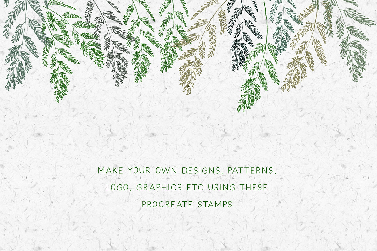 Wildflowers Procreate Stamps, a Brush Add-On by BohoCalligraphy (Photo 6 of 9)