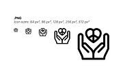 50 Peace Icons, an Outline Icon by Side Project (Thumbnail 4 of 7)