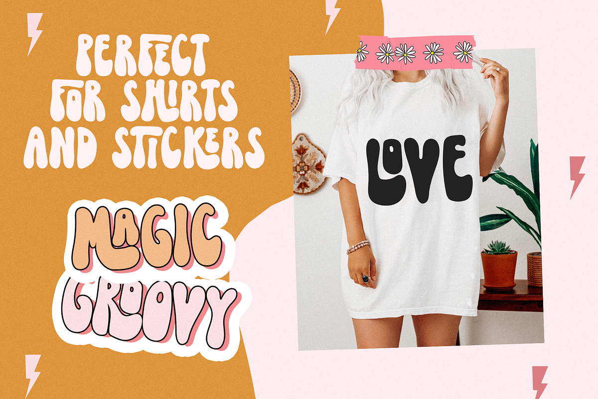 Some Love | Groovy Retro Font, a Font by KA Designs (Photo 11 of 13)
