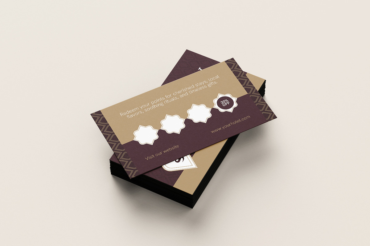 Gandhara Sanctuary - Loyalty Card, a Print Template by Fannan Studio (Photo 3 of 3)