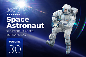 3D Mockup Space Astronaut 30