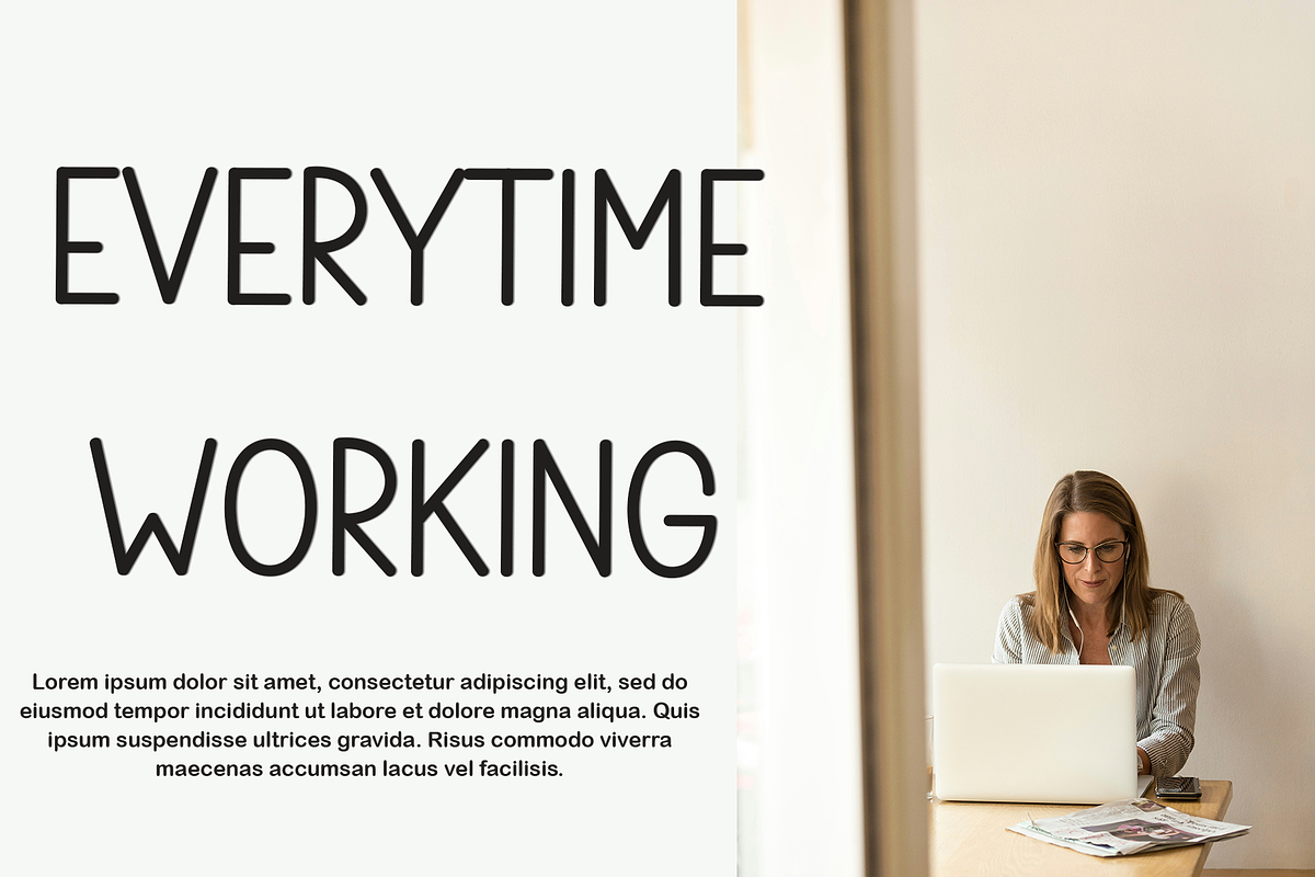 Happy Creative, a Sans Serif Font by FreshTypeINK (Photo 4 of 8)