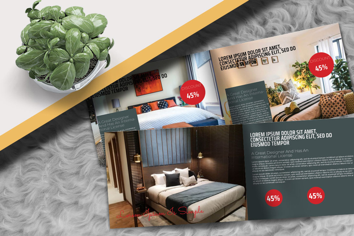 A4 Interiors Landscape Brochure Temp, a Brochure Template by TypeMakers (Photo 4 of 6)
