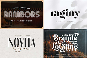 Big Sale - Font Bundle 2023