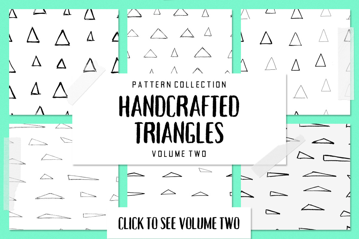 The Mega Mix & Match Triangle Pack!, an Object Graphic by Abbie May (Photo 4 of 5)