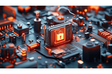 Close-up of a circuit board with a, a Technology Photo by Sergey Kotenev
