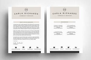 Resume Template 4 Pack CV Template