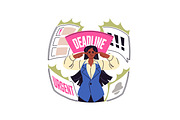 Overworking, work overload concept, a Work Illustration by PaperTrident (Thumbnail 6 of 9)