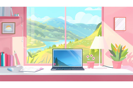 Modern cartoon illustration of a, a Technology Photo by ZinetroN