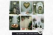 Surreal Moody Christmas Backdrops, a Background Graphic by ThatsDesignArt (Thumbnail 11 of 15)
