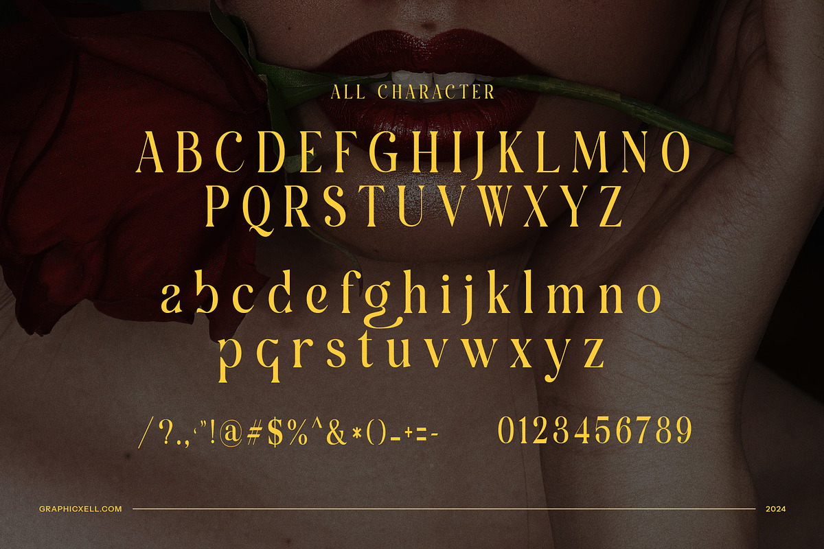 Gligat - Elegant Serif Font, a Serif Font by Graphicxell (Photo 8 of 8)