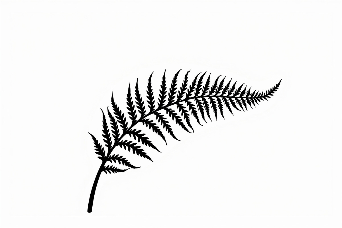 Elegant Fern Leaf Silhouette Bundle, an Illustration by Designs_River (Photo 5 of 9)