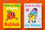 Groovy Gum - A Bubbly Display Font, a Symbol Font by agnyhasyastudio (Thumbnail 2 of 14)
