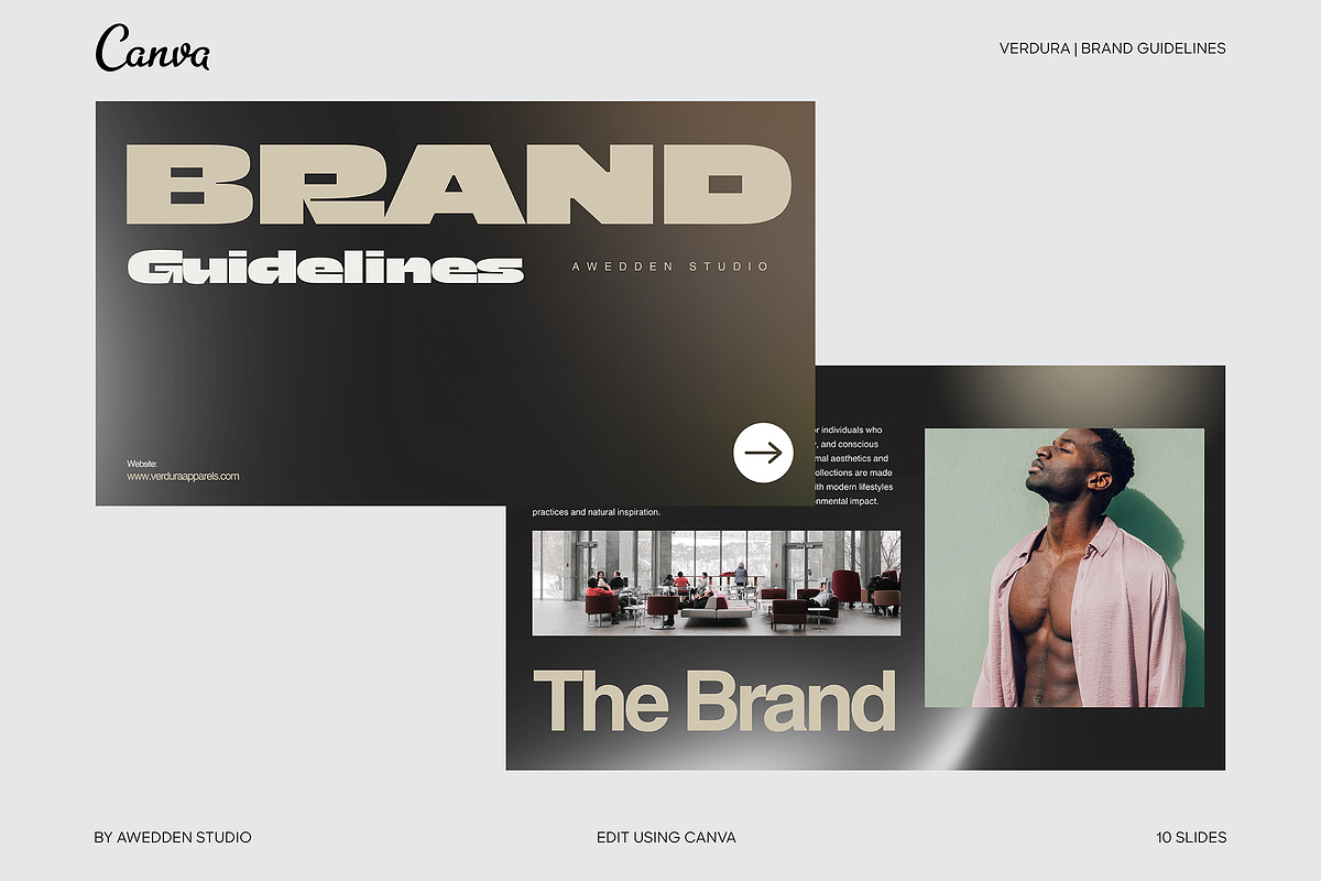 Verdura | Brand Guidelines, a Branding & Logo Template by Posterfello (Photo 1 of 6)