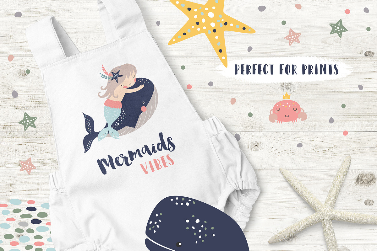 Mermaids vibes, an Animal Illustration by Angelina De Sol (Photo 4 of 9)