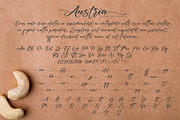 Austria Script (40% Off Summer Sale), a Script Font by Debut Studio (Thumbnail 10 of 10)