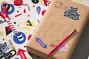 Kiss Cut Stickers Mockup Set, a Merchandise Mockup by creatsy5 (Thumbnail 4 of 10)