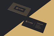 Gold Minimal Business Card, a Business Card Template by Shahjhan (Thumbnail 4 of 5)