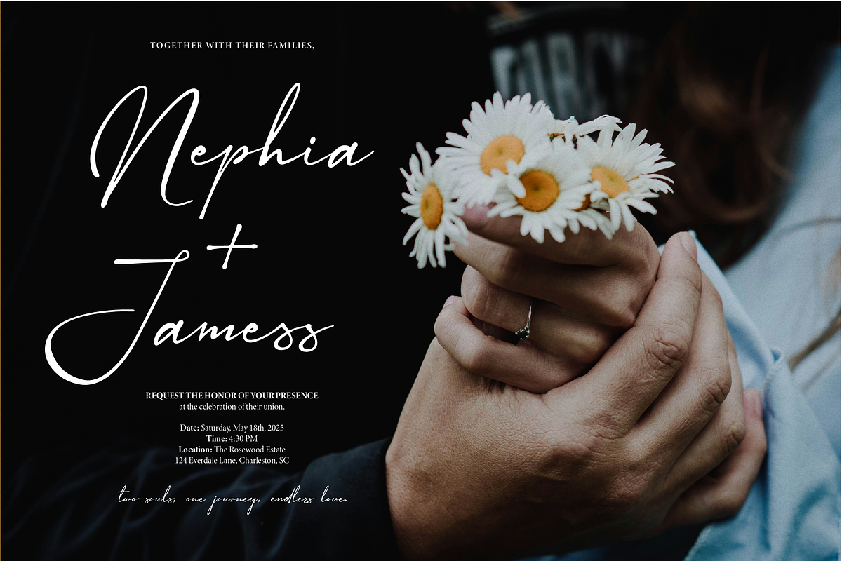 Sagara Amirenja | Classic Signature, a Script Font by Denustudios (Photo 7 of 12)
