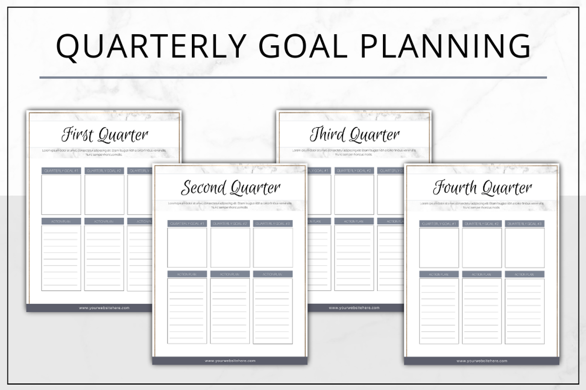 Planner Canva - Modern Gold, a Stationery Template by Lady Boss Studio (Photo 3 of 8)
