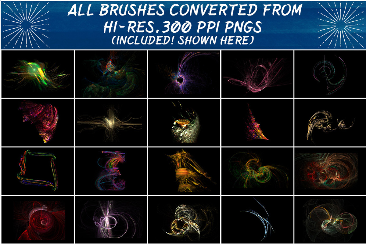 30 RadFractical Fractal Brushes preview 3