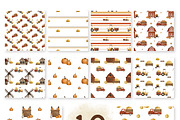 Autumn farm-kids collection, a Seasonal Illustration by Linerisyart (Thumbnail 3 of 23)