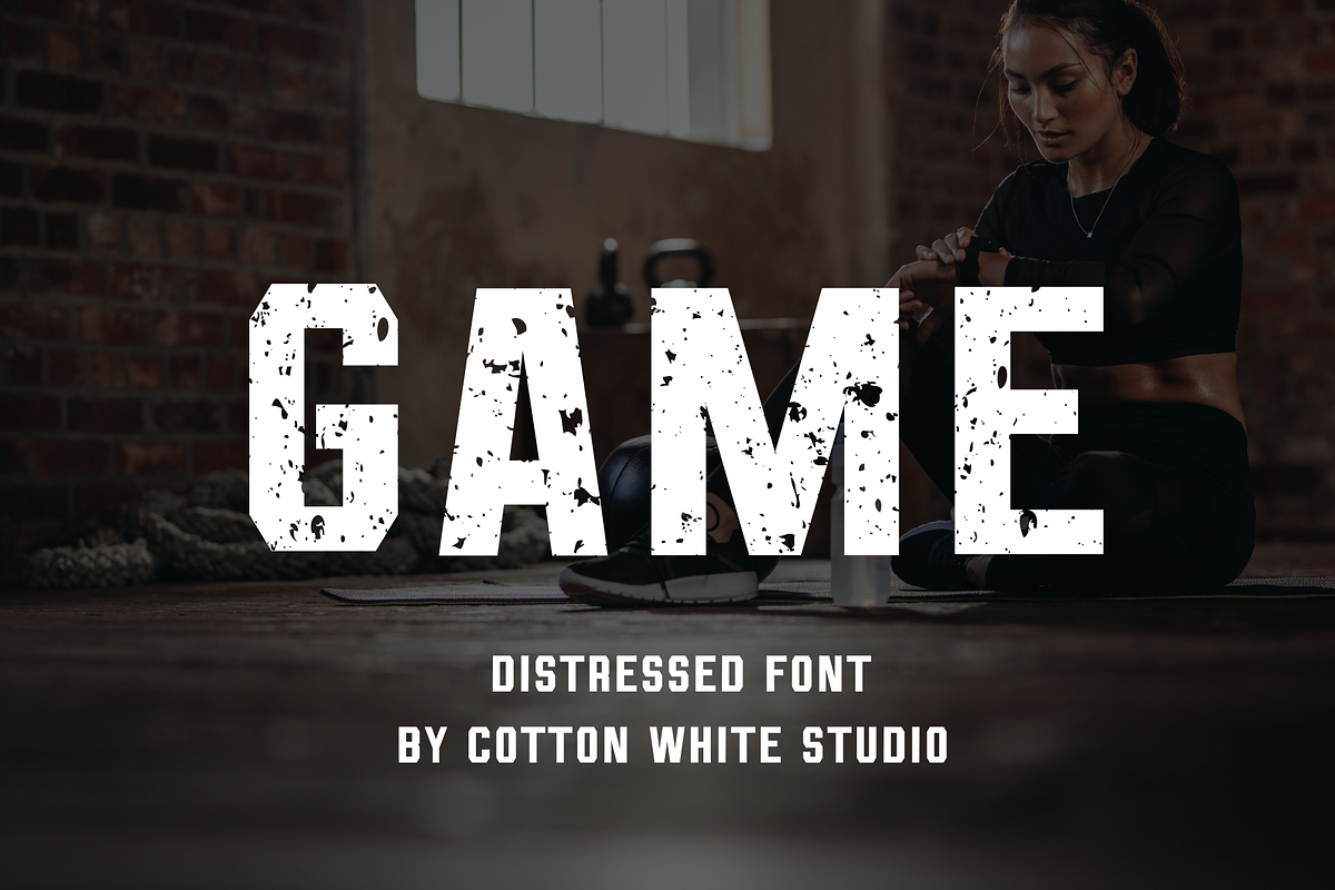 Game, a Sans Serif Font by Cotton White Studio (Photo 1 of 9)