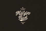 Goldray Club Retro Font Duo, a Script Font by Letterhend Studio (Thumbnail 7 of 9)
