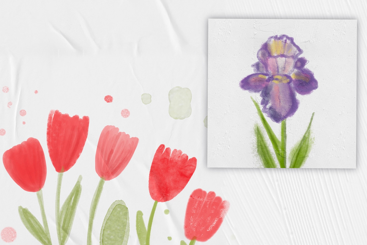Canvas background brush BUNDLE, a Brush Add-On by Let's Art (Photo 11 of 21)