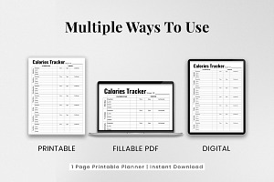 Calorie Chart, Calorie Tracker