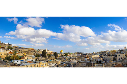 Panoramic skyline of Jerusalem Old, an Architecture Photo by Web Engine Design