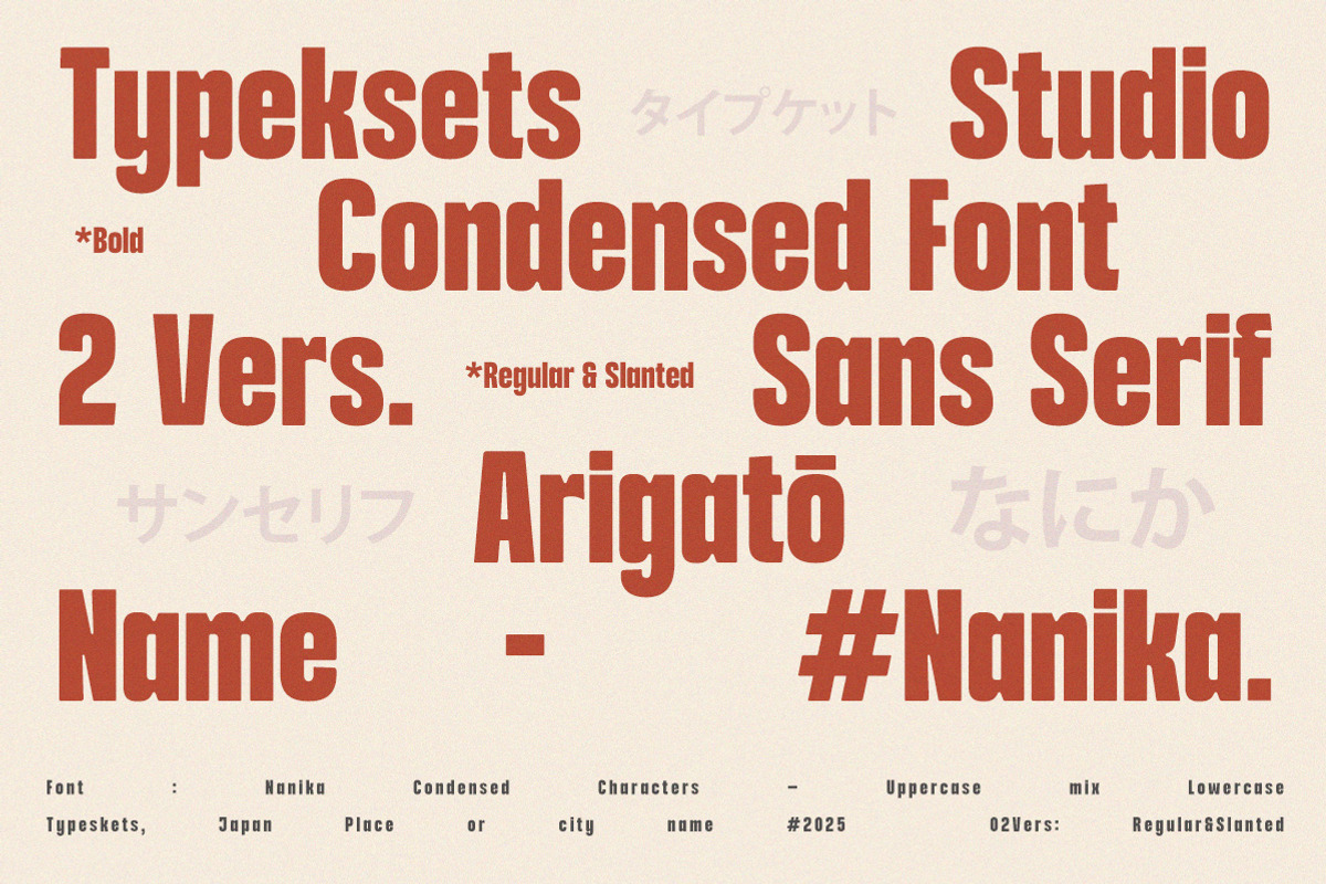 Nanika, a Sans Serif Font by Typeskets (Photo 15 of 15)