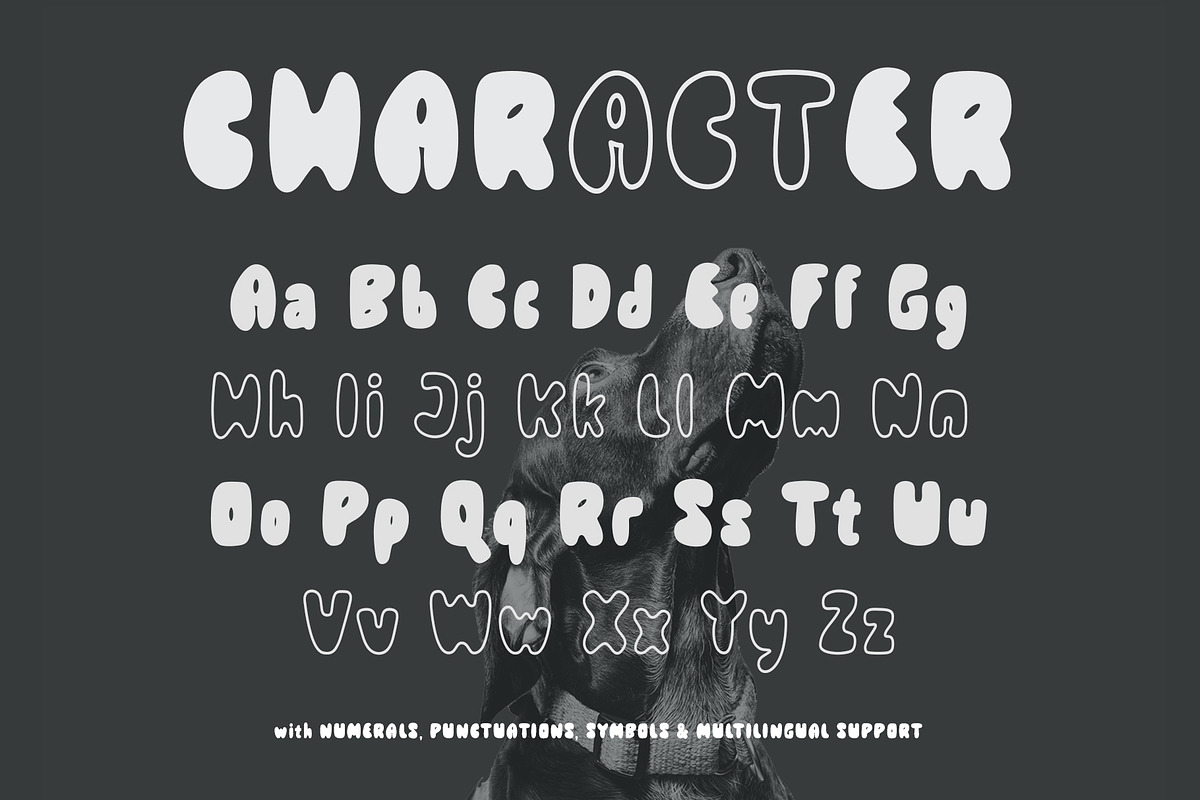 Wylon A Fun Display Font, a Handwritten Font by Tera Asset Garage (Photo 3 of 9)