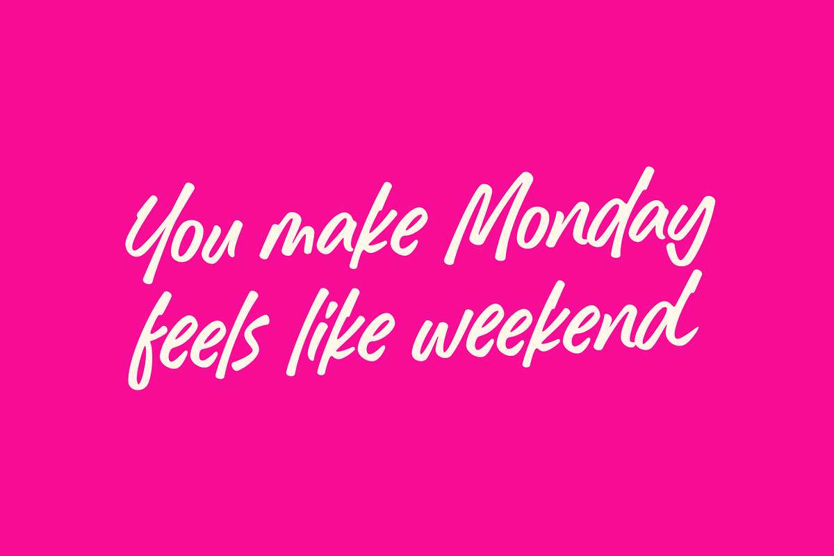 October Wish - Handwritten Font, a Handwritten Font by Subectype Studio (Photo 2 of 5)