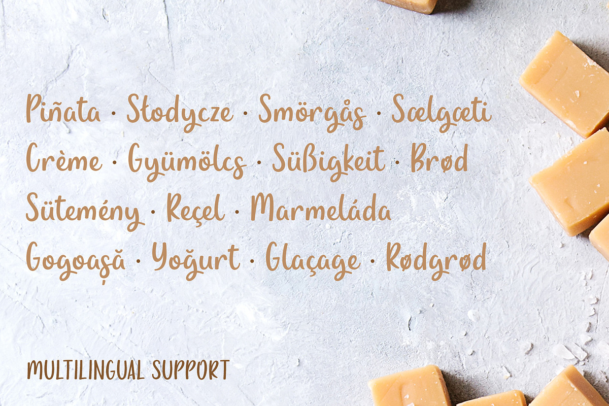 Whisky Fudge - Brush Script Font, a Script Font by Thistle Type (Photo 3 of 7)