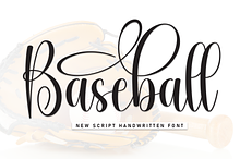 Baseball | Script Font