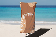 Towel Mockup, a Product Mockup by Designbuys (Thumbnail 5 of 19)