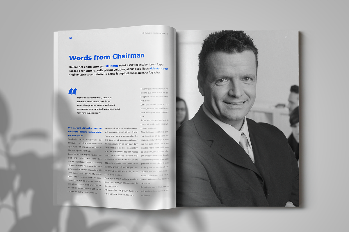 HR / Employee Handbook, a Templates & Theme by StockInDesign (Photo 4 of 9)