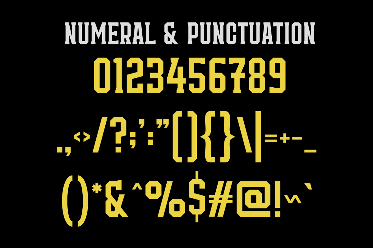 Buccane - A Modern Sport Font, a Slab Serif Font by Marvadesign (Photo 6 of 6)