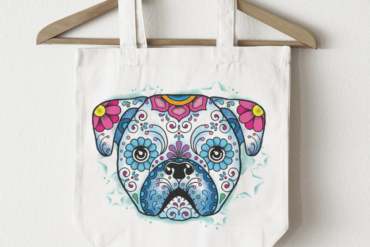 Puppy Calavera Tattoo Style Vector, an Illustration by BAD TASTE (Photo 5 of 7)