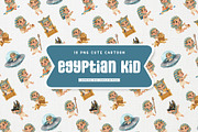 Ancient Egyptian Kid Character, a Decorative Illustration by Gohsantosa (Thumbnail 2 of 4)