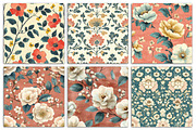 Batik Style Seamless Patterns 25, a Pattern Graphic by Libby Wishes (Thumbnail 3 of 4)