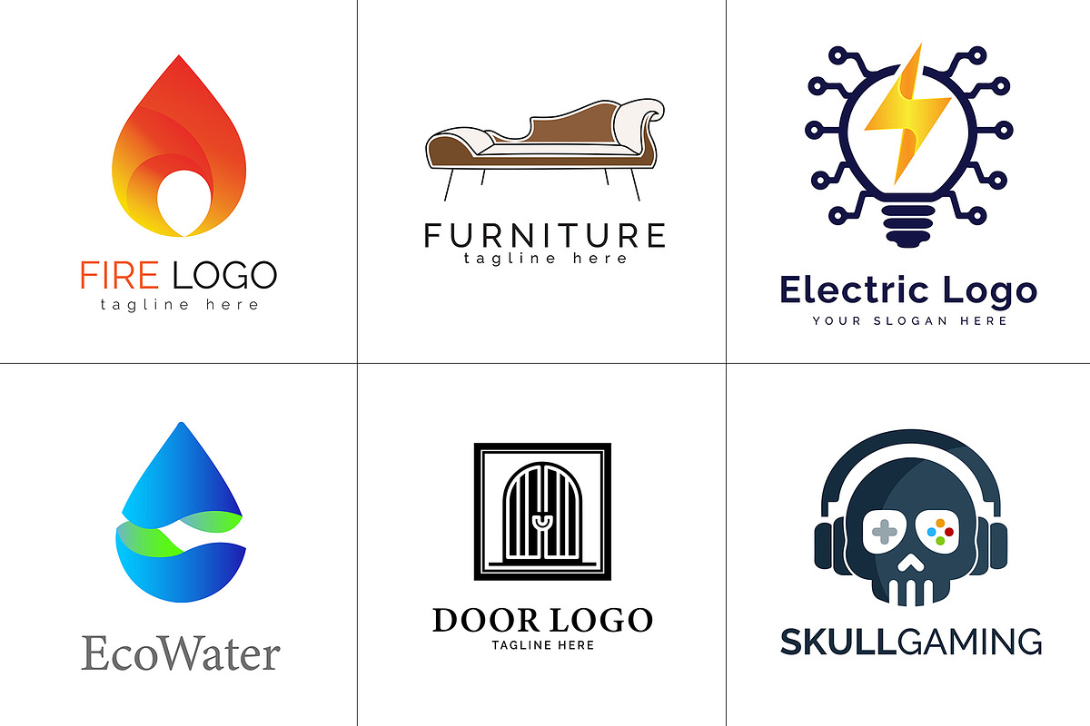 800+ Professional Logos Bundle, a Branding & Logo Template by Design Forest (Photo 17 of 48)